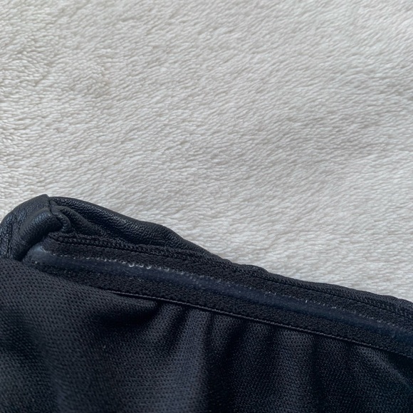 White Fox Boutique Strapless Faux Leather Bustier Crop Top - Picture 5 of 8